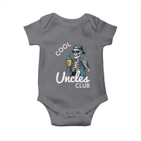 Cool Uncles Club Baby Onesie Funny Uncle Skeleton