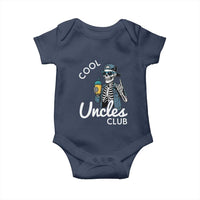 Cool Uncles Club Baby Onesie Funny Uncle Skeleton