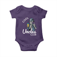Cool Uncles Club Baby Onesie Funny Uncle Skeleton
