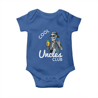 Cool Uncles Club Baby Onesie Funny Uncle Skeleton