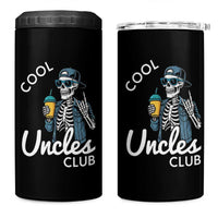 Cool Uncles Club 4 in 1 Can Cooler Tumbler Funny Uncle Skeleton