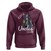 Cool Uncles Club Hoodie Funny Uncle Skeleton