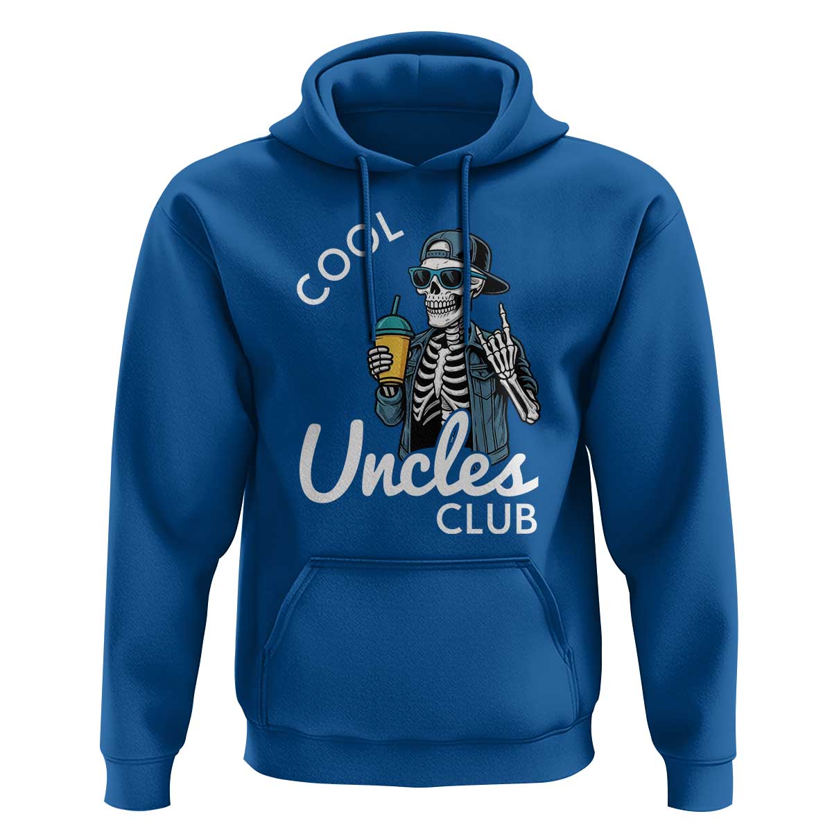 Cool Uncles Club Hoodie Funny Uncle Skeleton