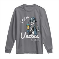 Cool Uncles Club Long Sleeve Shirt Funny Uncle Skeleton