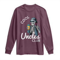 Cool Uncles Club Long Sleeve Shirt Funny Uncle Skeleton