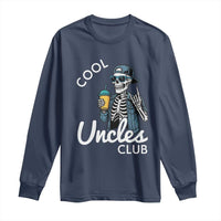Cool Uncles Club Long Sleeve Shirt Funny Uncle Skeleton