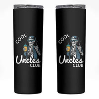 Cool Uncles Club Skinny Tumbler Funny Uncle Skeleton