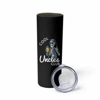 Cool Uncles Club Skinny Tumbler Funny Uncle Skeleton