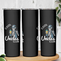 Cool Uncles Club Skinny Tumbler Funny Uncle Skeleton