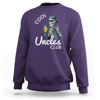 Cool Uncles Club Sweatshirt Funny Uncle Skeleton