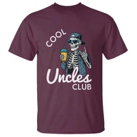 Cool Uncles Club T Shirt Funny Uncle Skeleton