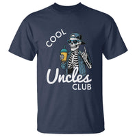 Cool Uncles Club T Shirt Funny Uncle Skeleton