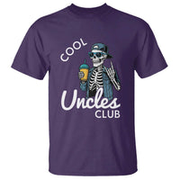 Cool Uncles Club T Shirt Funny Uncle Skeleton
