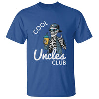 Cool Uncles Club T Shirt Funny Uncle Skeleton