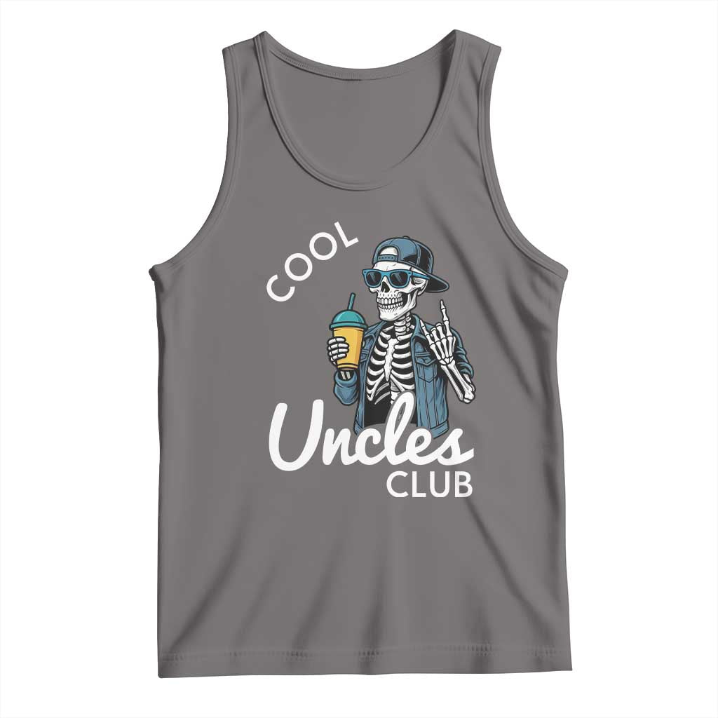Cool Uncles Club Tank Top Funny Uncle Skeleton