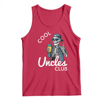 Cool Uncles Club Tank Top Funny Uncle Skeleton