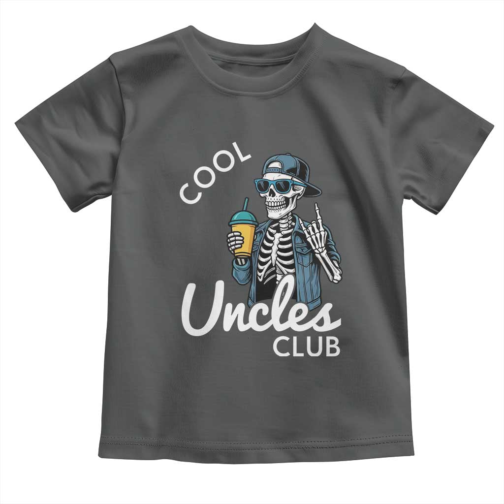 Cool Uncles Club Toddler T Shirt Funny Uncle Skeleton