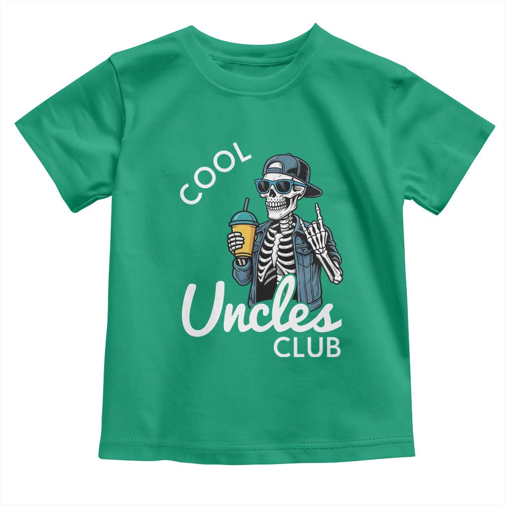 Cool Uncles Club Toddler T Shirt Funny Uncle Skeleton
