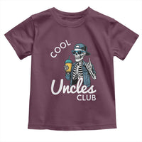 Cool Uncles Club Toddler T Shirt Funny Uncle Skeleton