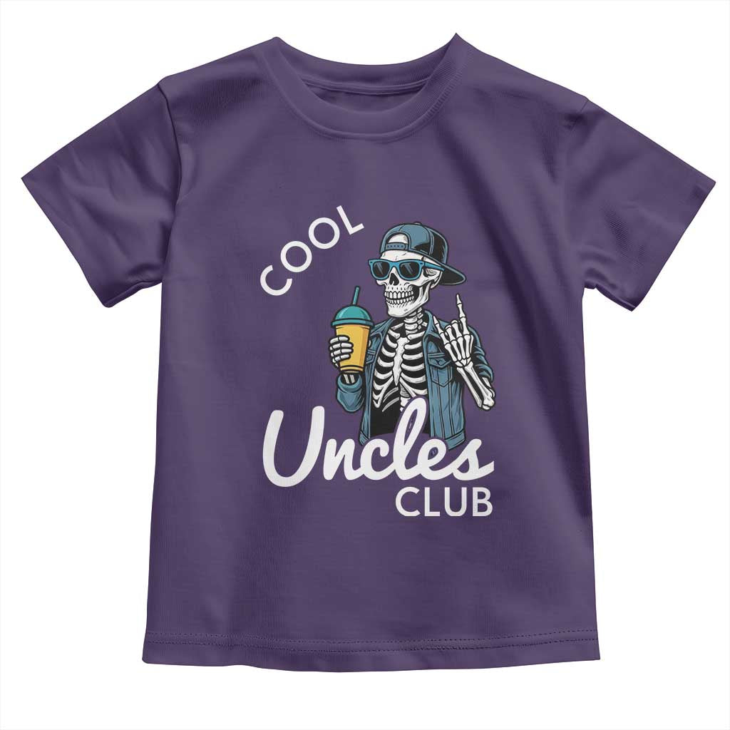 Cool Uncles Club Toddler T Shirt Funny Uncle Skeleton