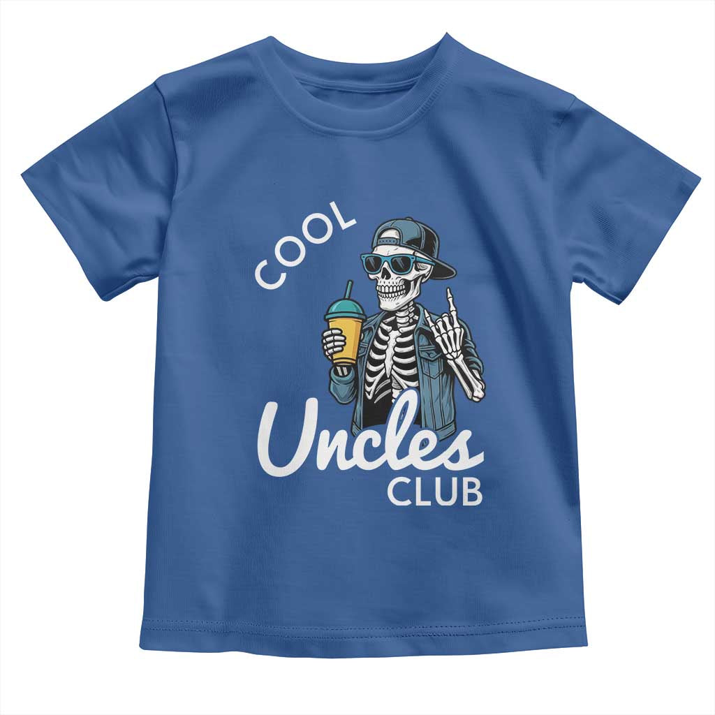 Cool Uncles Club Toddler T Shirt Funny Uncle Skeleton