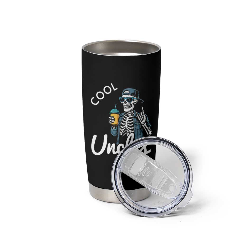 Cool Uncles Club Tumbler Cup Funny Uncle Skeleton