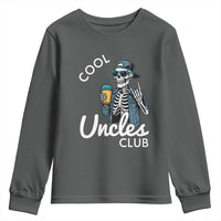 Cool Uncles Club Youth Sweatshirt Funny Uncle Skeleton
