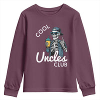 Cool Uncles Club Youth Sweatshirt Funny Uncle Skeleton