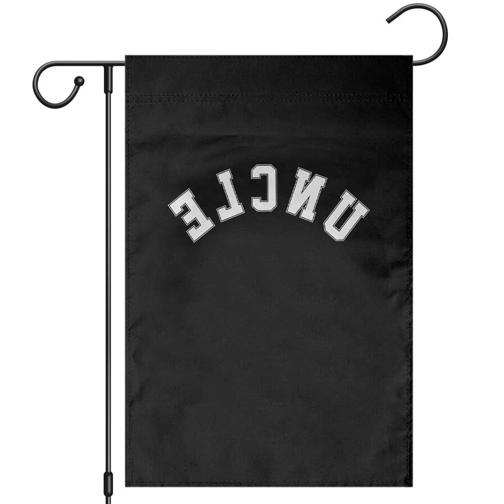 Uncles Garden Flag Pregnancy Announcement Gifts For Uncle Retro Upside Down Text