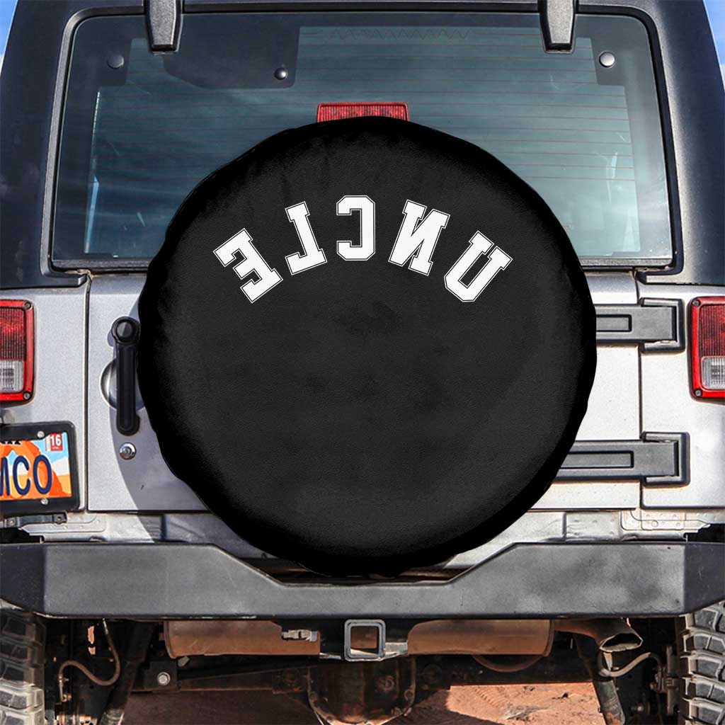 Uncles Spare Tire Cover Pregnancy Announcement Gifts For Uncle Retro Upside Down Text