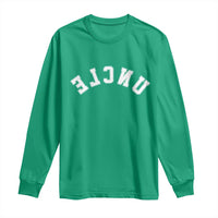 Uncles Long Sleeve Shirt Pregnancy Announcement Gifts For Uncle Retro Upside Down Text