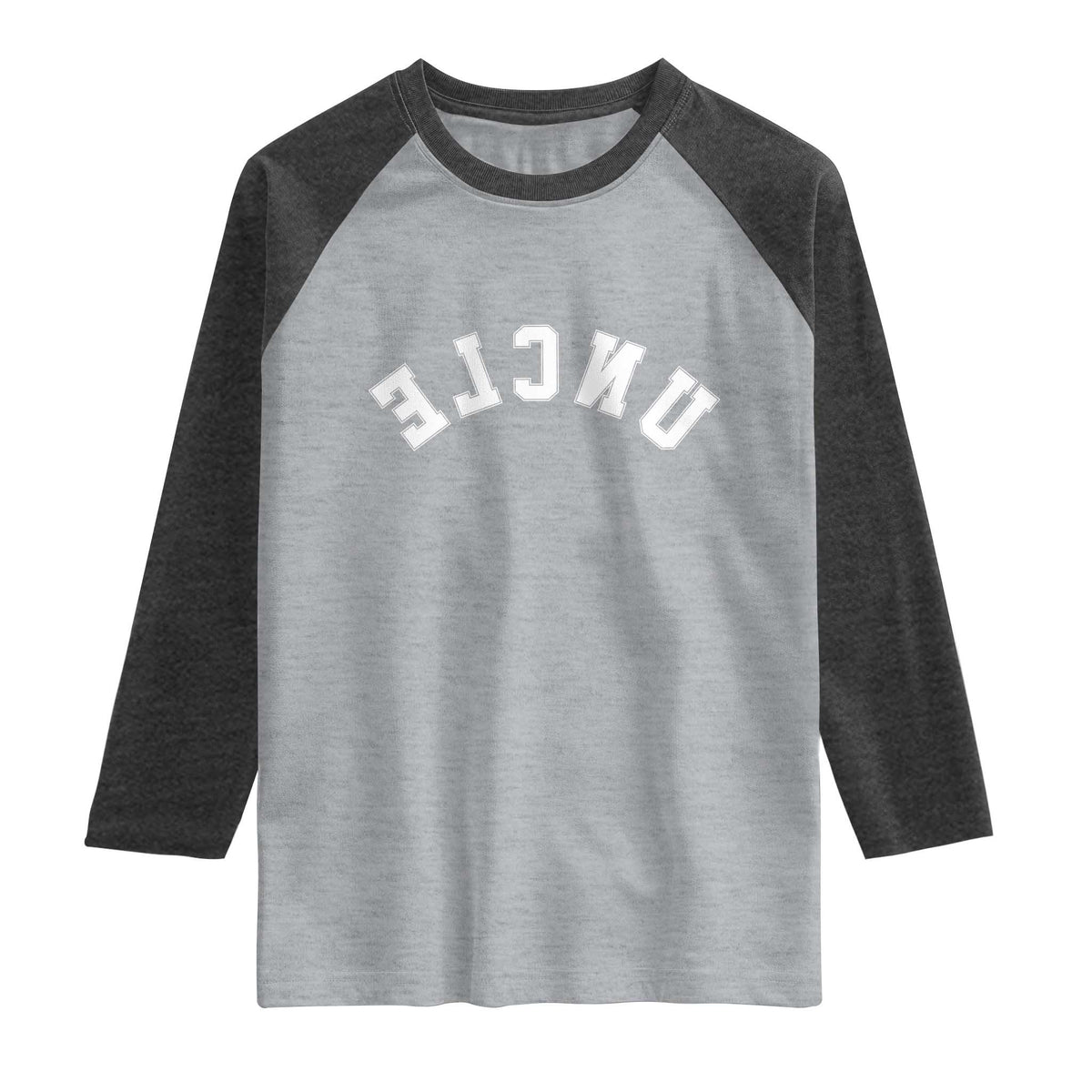 Uncles Raglan Shirt Pregnancy Announcement Gifts For Uncle Retro Upside Down Text