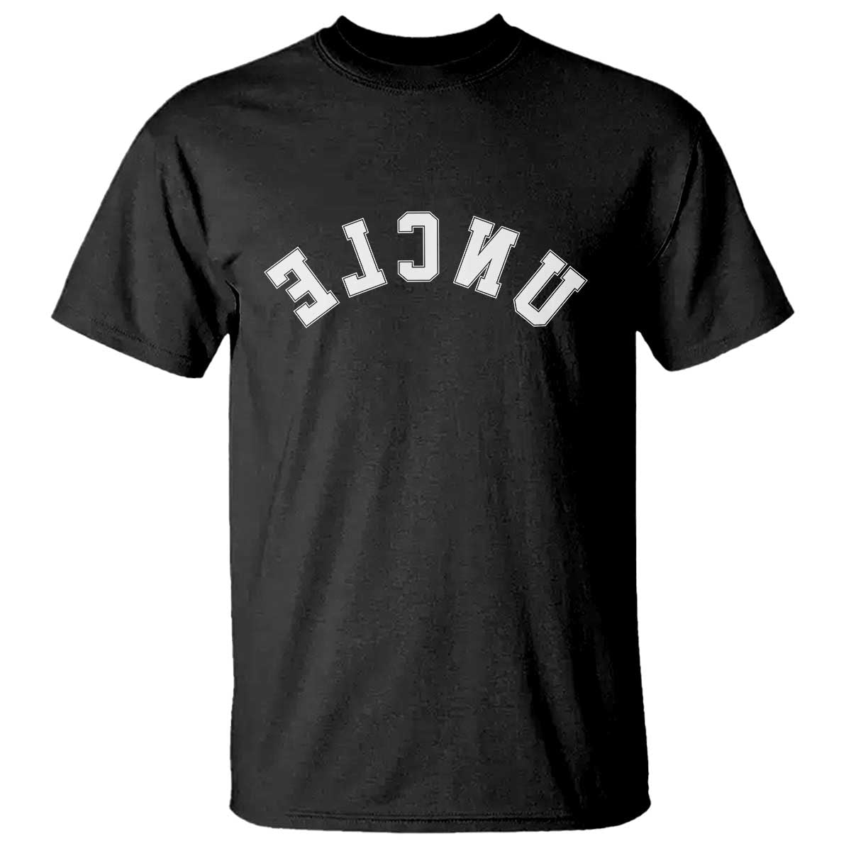 Uncles T Shirt Pregnancy Announcement Gifts For Uncle Retro Upside Down Text