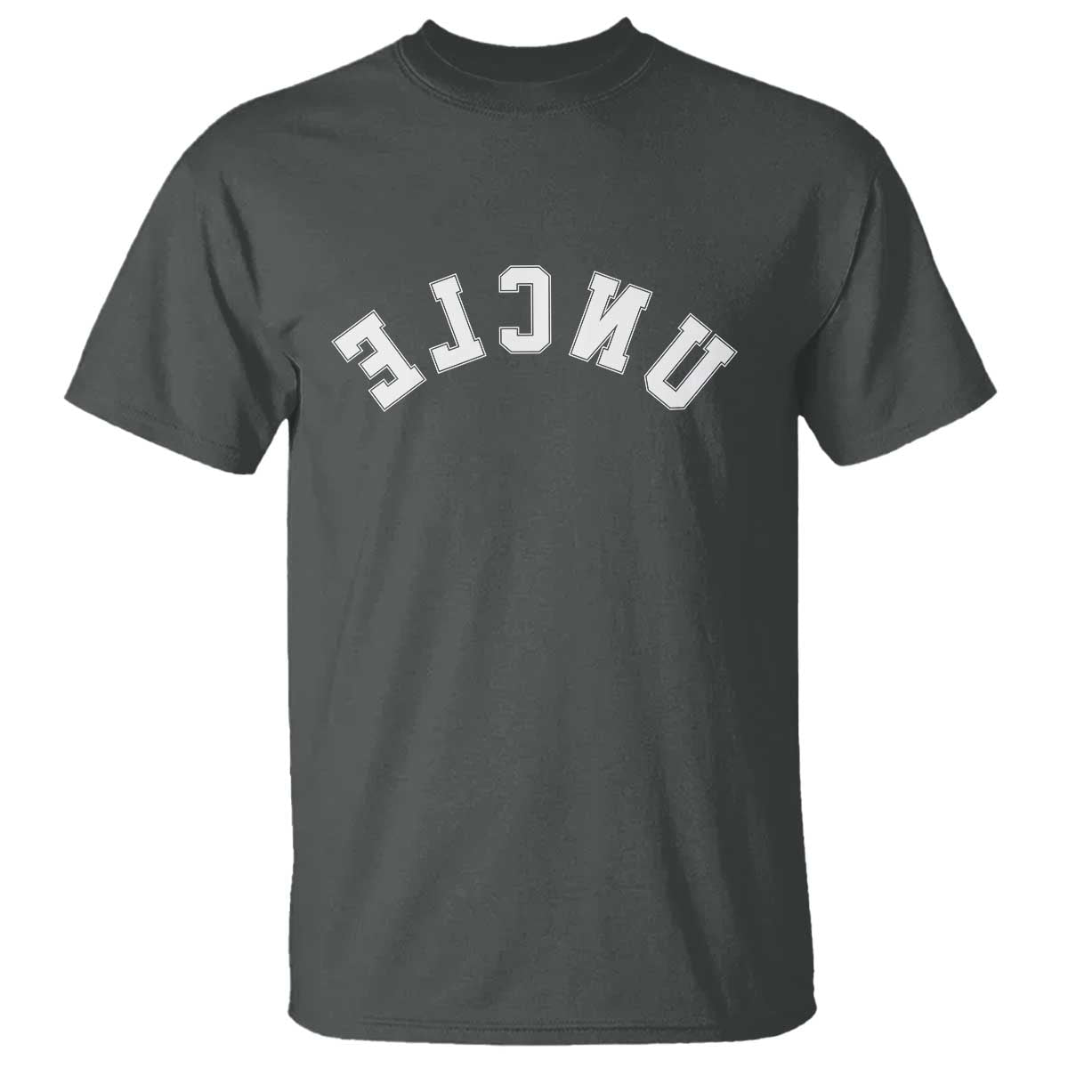 Uncles T Shirt Pregnancy Announcement Gifts For Uncle Retro Upside Down Text