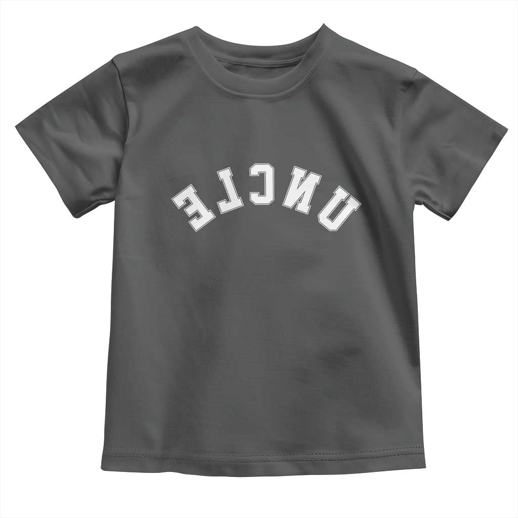 Uncles Toddler T Shirt Pregnancy Announcement Gifts For Uncle Retro Upside Down Text