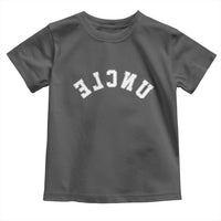 Uncles Toddler T Shirt Pregnancy Announcement Gifts For Uncle Retro Upside Down Text