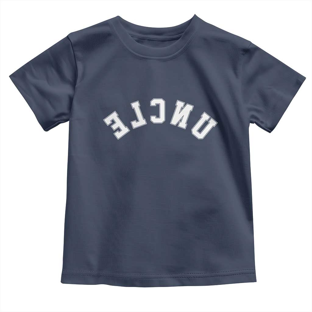 Uncles Toddler T Shirt Pregnancy Announcement Gifts For Uncle Retro Upside Down Text