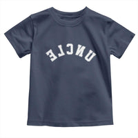 Uncles Toddler T Shirt Pregnancy Announcement Gifts For Uncle Retro Upside Down Text