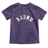 Uncles Toddler T Shirt Pregnancy Announcement Gifts For Uncle Retro Upside Down Text