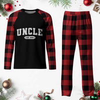 Promoted To Uncle Est 2026 Plaid Pajama Set New Uncle Gift