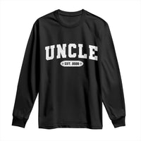 Promoted To Uncle Est 2026 Long Sleeve Shirt New Uncle Gift