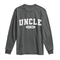 Promoted To Uncle Est 2026 Long Sleeve Shirt New Uncle Gift