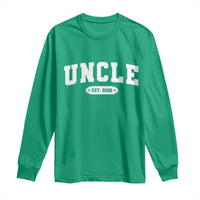 Promoted To Uncle Est 2026 Long Sleeve Shirt New Uncle Gift