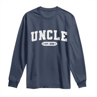 Promoted To Uncle Est 2026 Long Sleeve Shirt New Uncle Gift