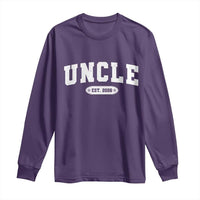 Promoted To Uncle Est 2026 Long Sleeve Shirt New Uncle Gift