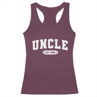 Promoted To Uncle Est 2026 Racerback Tank Top New Uncle Gift