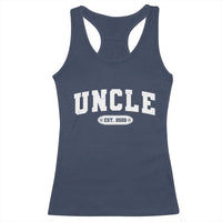 Promoted To Uncle Est 2026 Racerback Tank Top New Uncle Gift