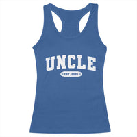 Promoted To Uncle Est 2026 Racerback Tank Top New Uncle Gift