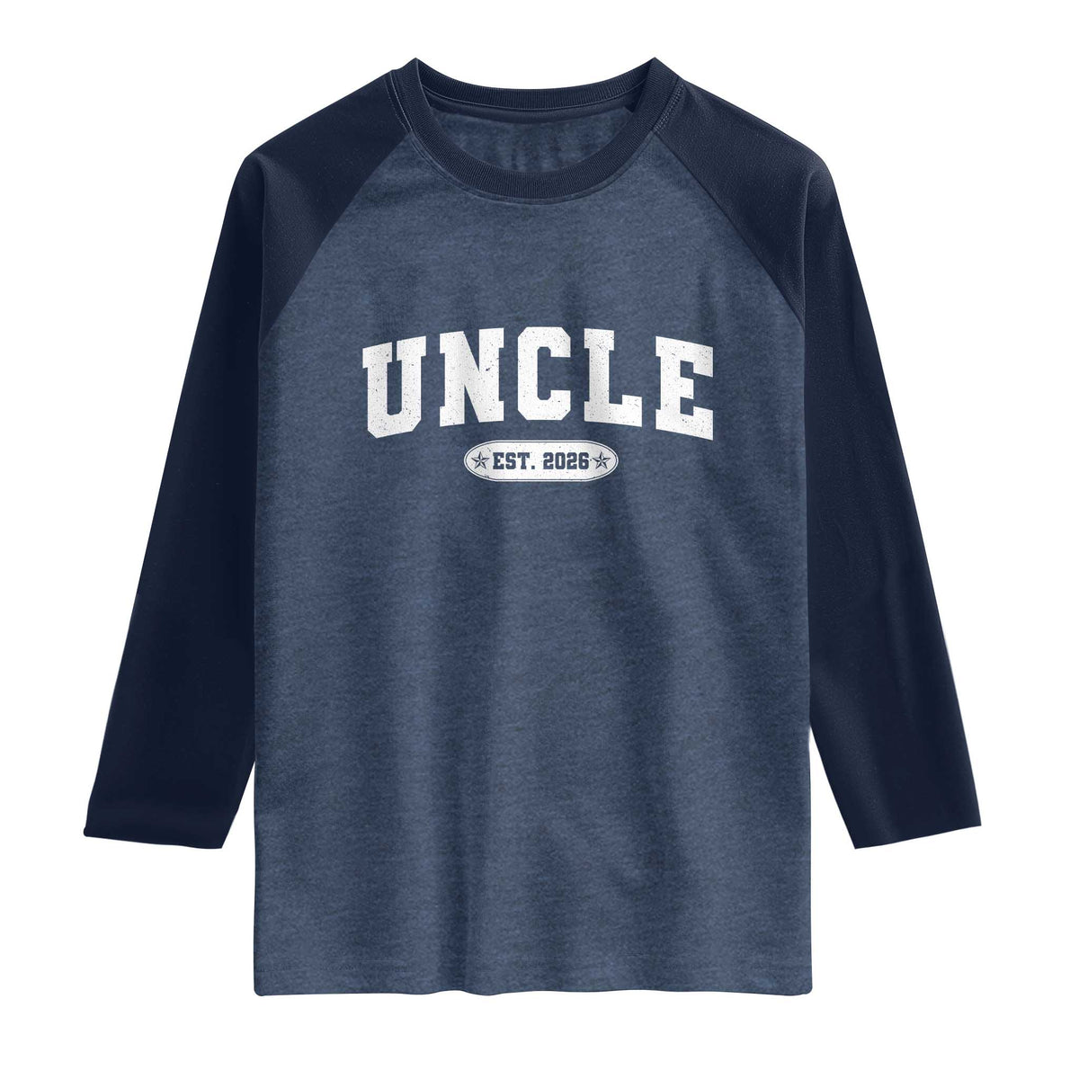 Promoted To Uncle Est 2026 Raglan Shirt New Uncle Gift