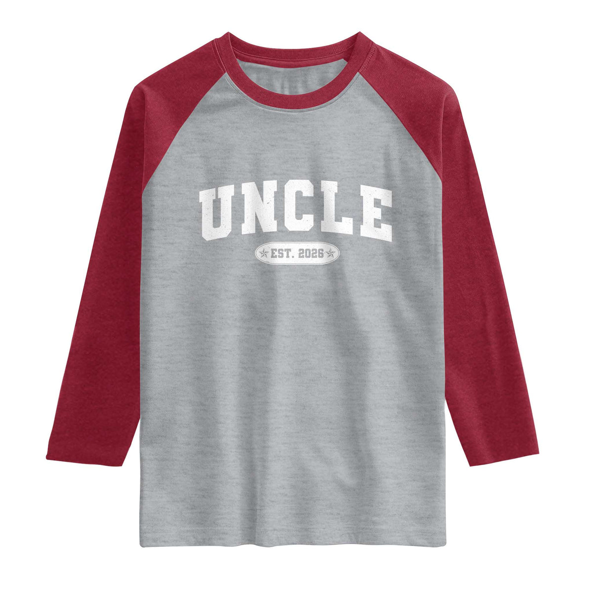 Promoted To Uncle Est 2026 Raglan Shirt New Uncle Gift